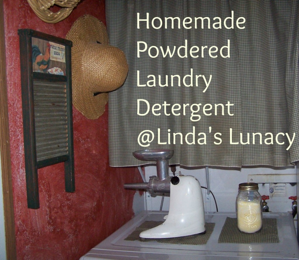 Homemade Powdered laundry Detergent