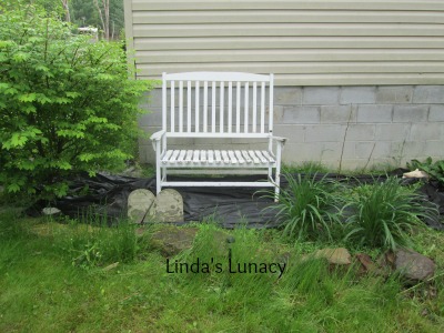 bible garden bench