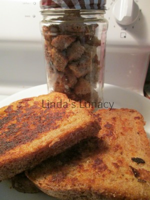french toast croutons