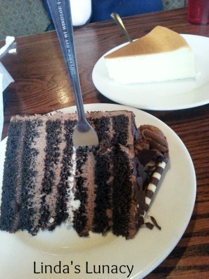 chocolate cake cheesecake