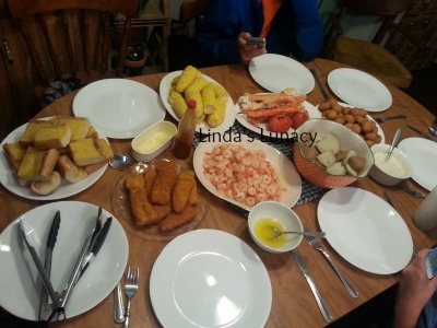 seafood dinner