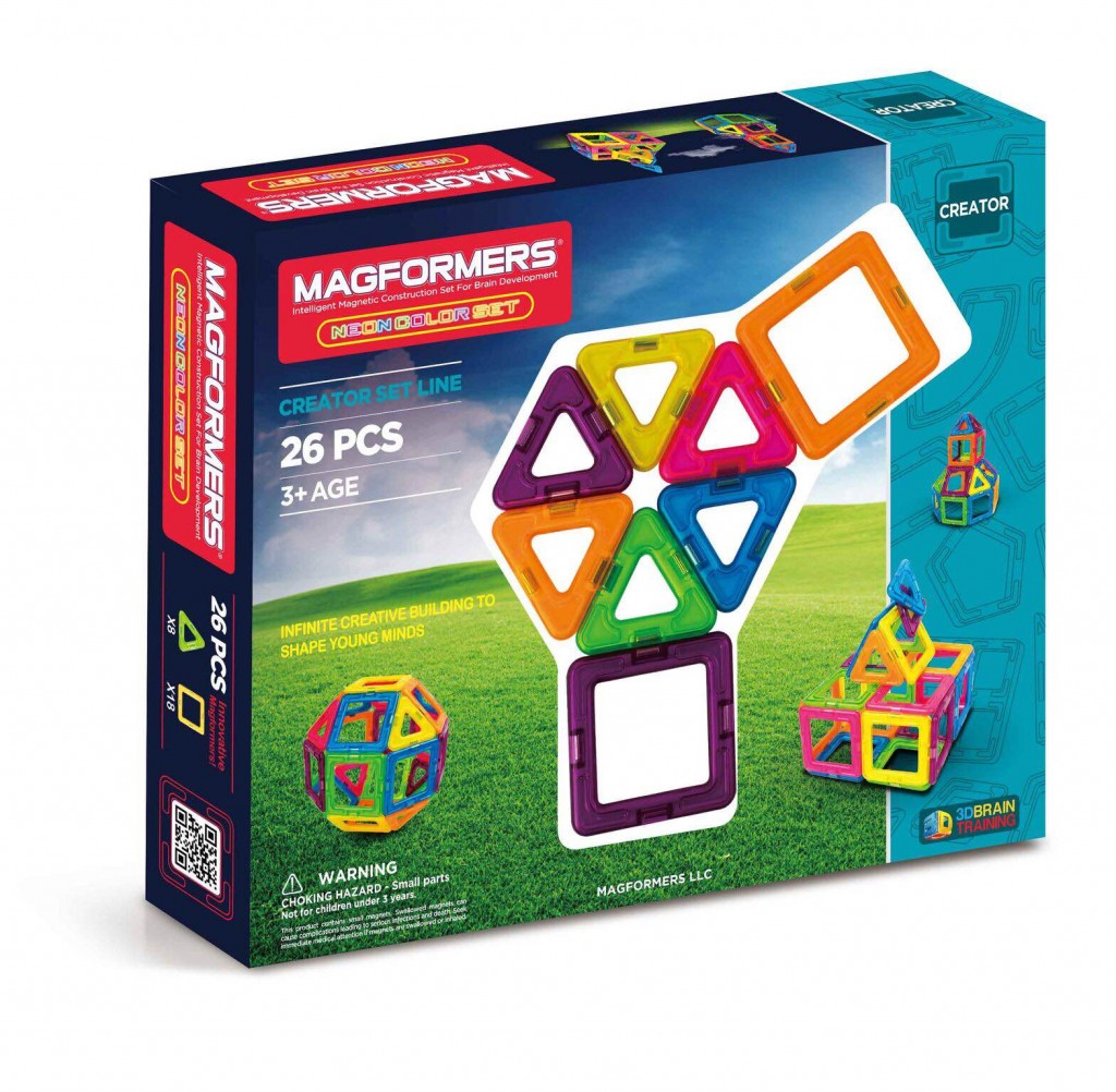 Neon Magformers Review Giveaway