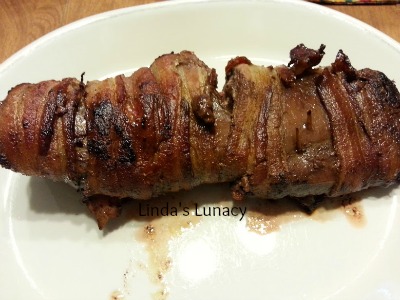 bacon wrapped venison tenderloin