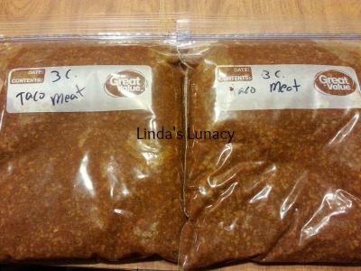 taco meat for freezer