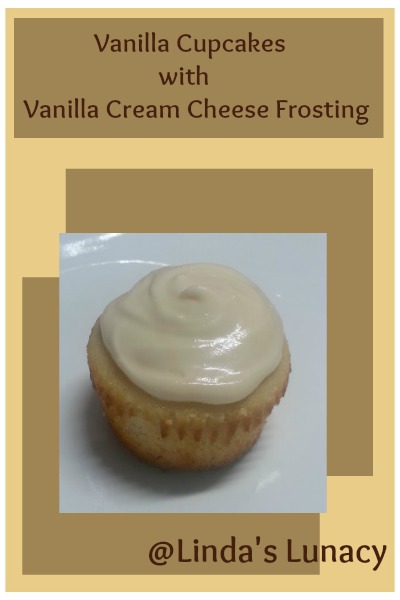 Vanilla Cupcakes with Vanilla Cream Cheese Frosting