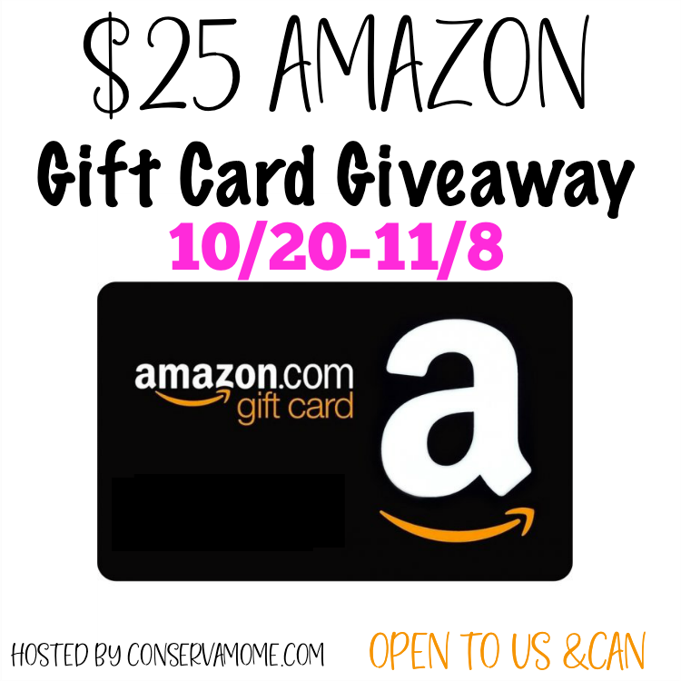 25 Amazon Gift Card Giveaway