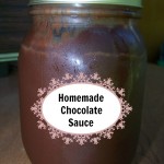 homemade chocolate sauce