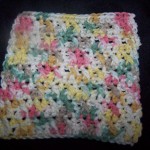 crocheted dishcloth