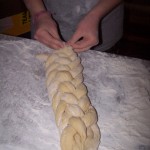 braiding bread
