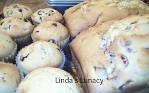 blueberry muffins cranberry bread