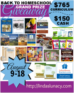 Back to Homeschool Grand Prize Giveaway