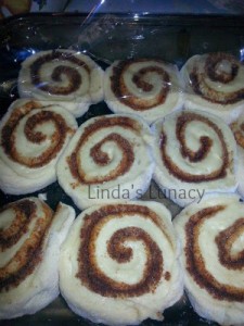 cinnamon rolls in fridge
