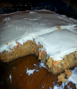 carrot cake with cream cheese frosting
