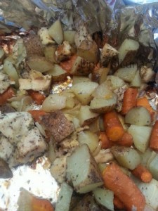 Roasted Chicken and vegetables