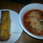 Vegetable Soup, Garlic Cheese Bread
