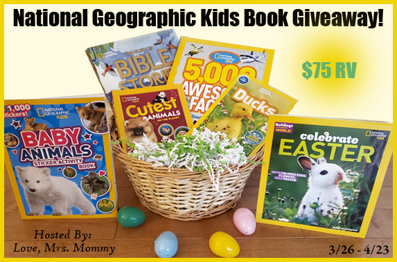 National Geographic Kids Book Giveaway